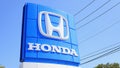 FARMINGDALE, NEW YORK - SEPTEMBER 15: A general view of a Honda car dealership on September 15, 2022 in Farmingdale, New York, United States. Many families along with businesses are suffering the effects of inflation as the economy is dictating a change in spending habits. (Photo by Bruce Bennett/Getty Images)