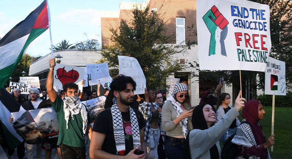 pro-palestinian students