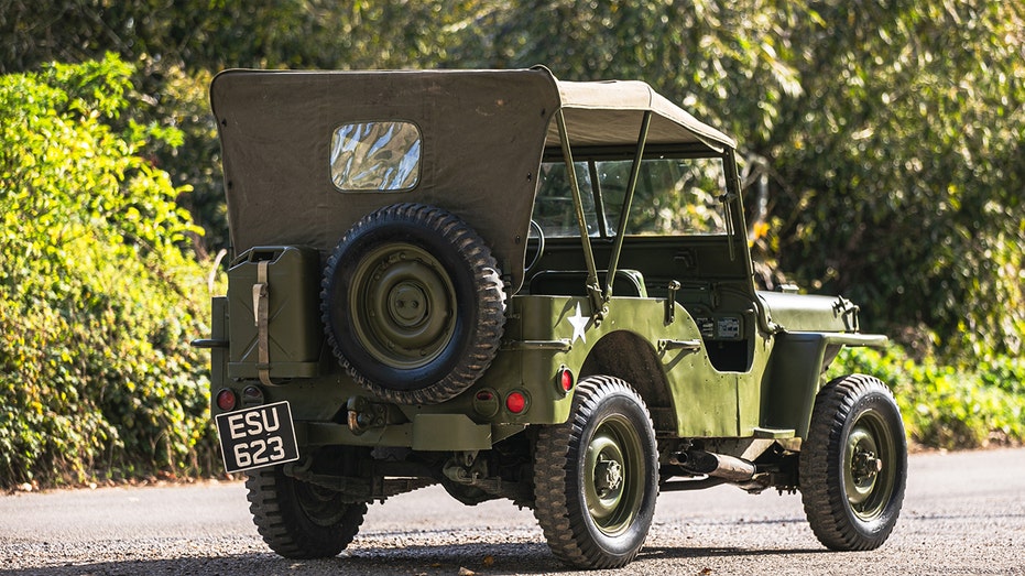 Willys Jeep from the back