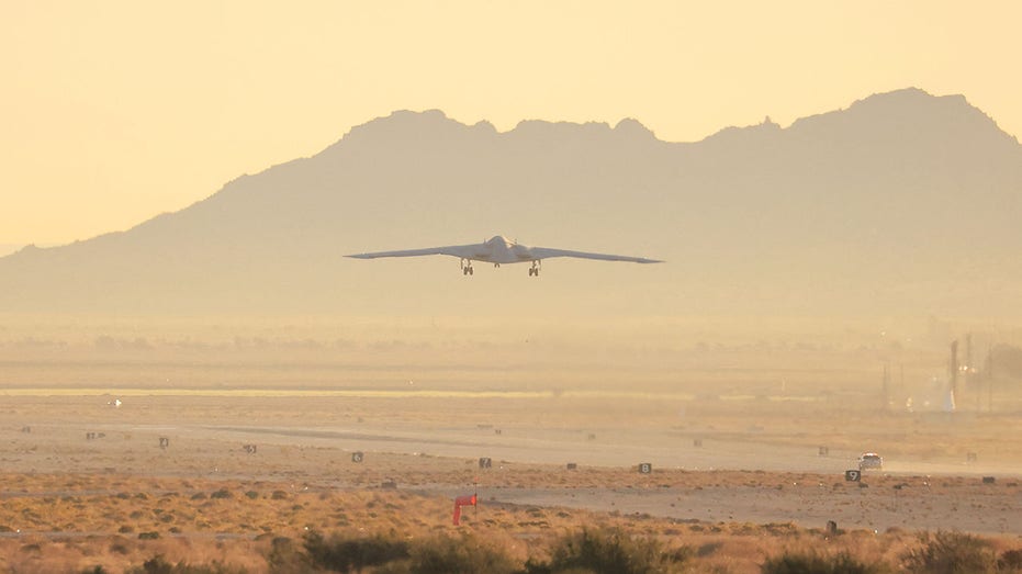 Newest Air Force stealth bomber, the $750M B-21 Raider, takes first flight  | Fox Business