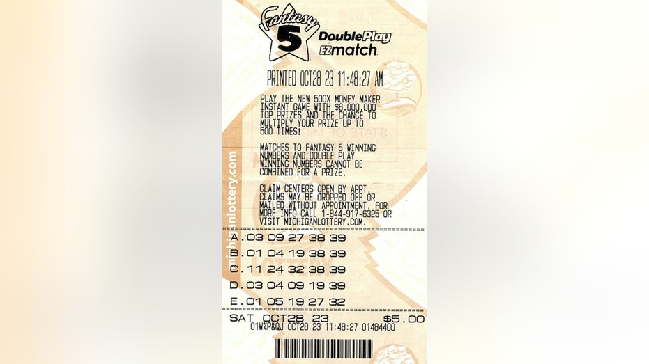 Fantasy Five Michigan Lottery