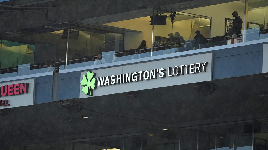 Washington's Lottery Sign