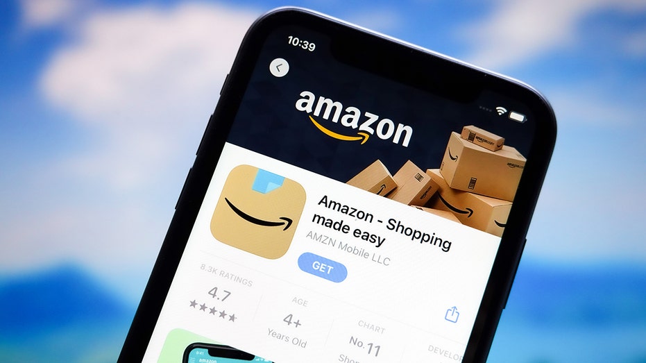 Phone with Amazon app