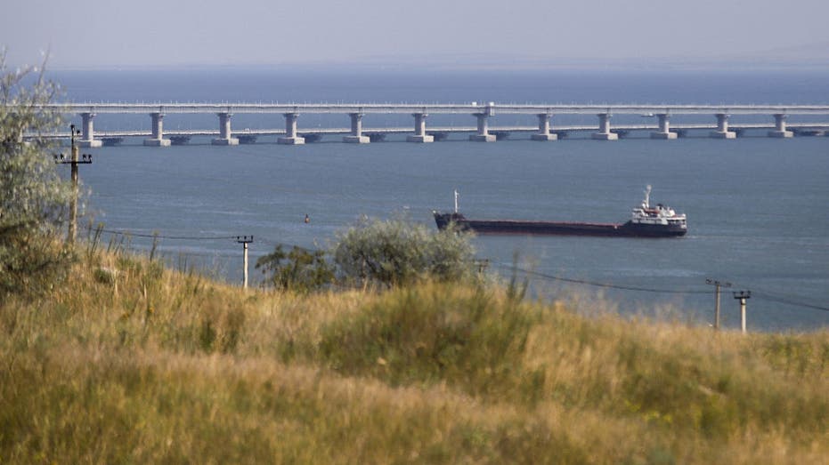 Kerch Strait bridge Crimea Russia