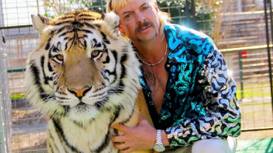 Joe Exotic with tiger