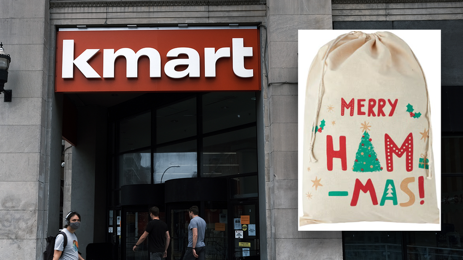 Kmart pulls 'MERRY HAM-AS' bag