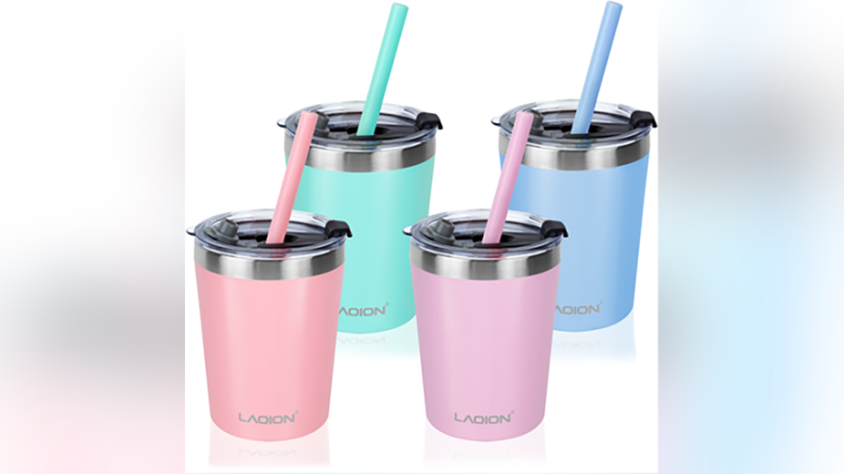 Four cups of different colors