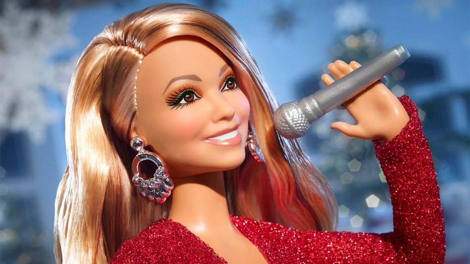 Mariah Carey Barbie doll with mic