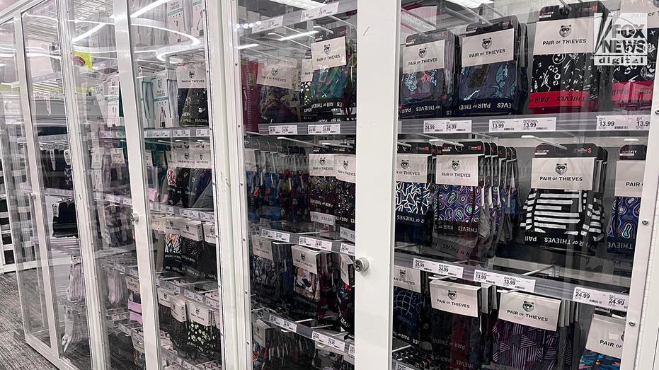 Ken #Trump2024 #AntiWEF #MAGA on X: Underwear and socks locked up at  Target in Brooklyn. Ironic that the brand is called, Pair of Thieves.   / X