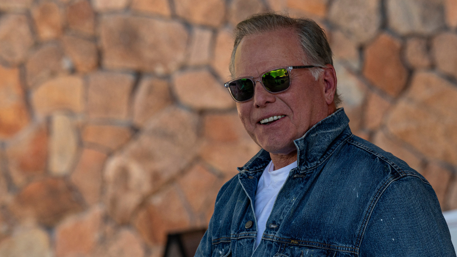 David Zaslav, president and chief executive officer of Warner Bros Discover seen smiling at a conference in Idaho