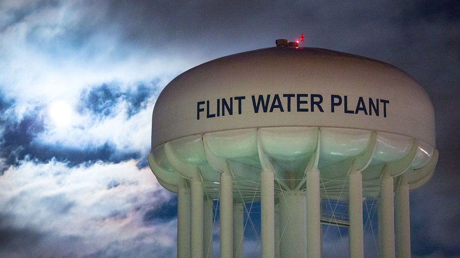 Flint Water Plant tower