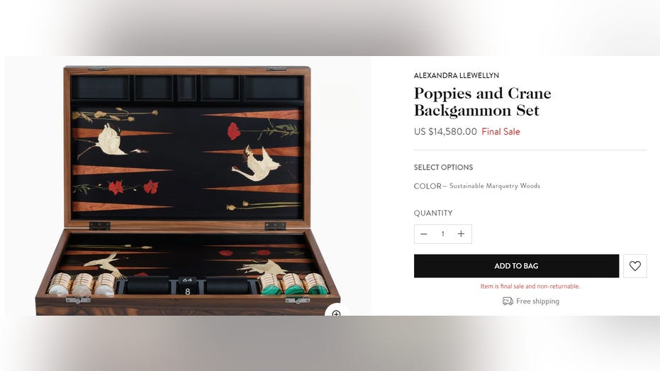 Backgammon set