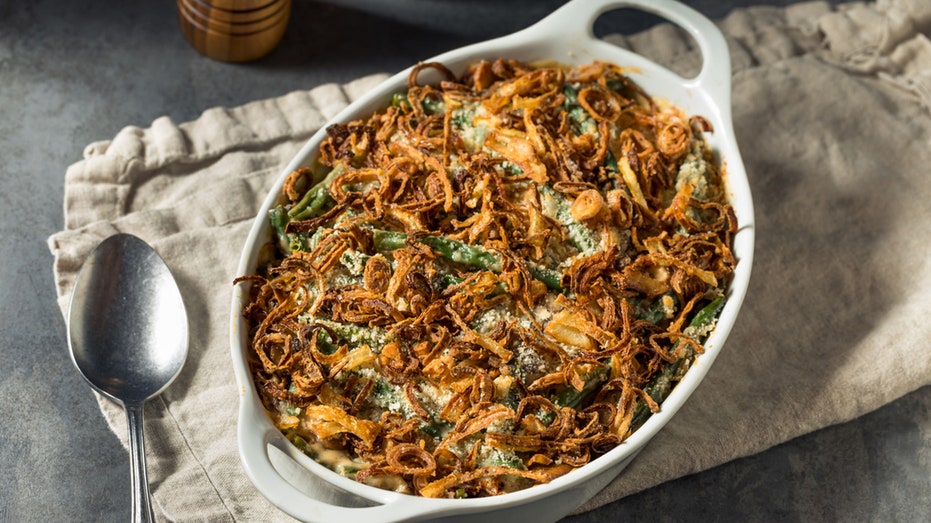 green bean casserole dish