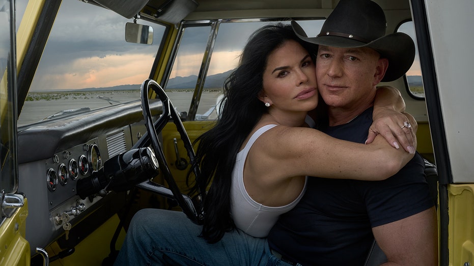 Lauren Sanchez and Jeff Bezos