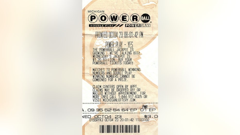 michigan lottery winning ticket