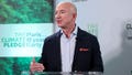NEW YORK, NEW YORK - SEPTEMBER 20: Jeff Bezos speaks during the Climate Week NYC Leaders&rsquo; Reception at PEAK at Hudson Yards on September 20, 2021 in New York City. (Photo by Dimitrios Kambouris/Getty Images for Bezos Earth Fund)
