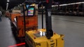 UPS Greensboro has several new Automated Guided Vehicles, or AGV's