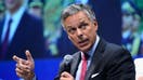 Chairman of the Atlantic Council Board of Directors Jon Huntsman speaks on stage during the 2015 Concordia Summit at Grand Hyatt New York on October 2, 2015 in New York City.