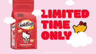 Goldfish releases Hello Kitty-themed crackers to celebrate the pink brand’s 50th anniversary