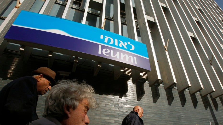 Image of Leumi bank is Israel