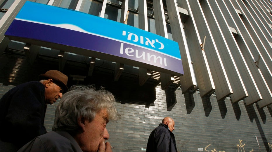 Image of Leumi bank is Israel