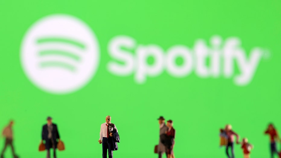 Spotify logo, people