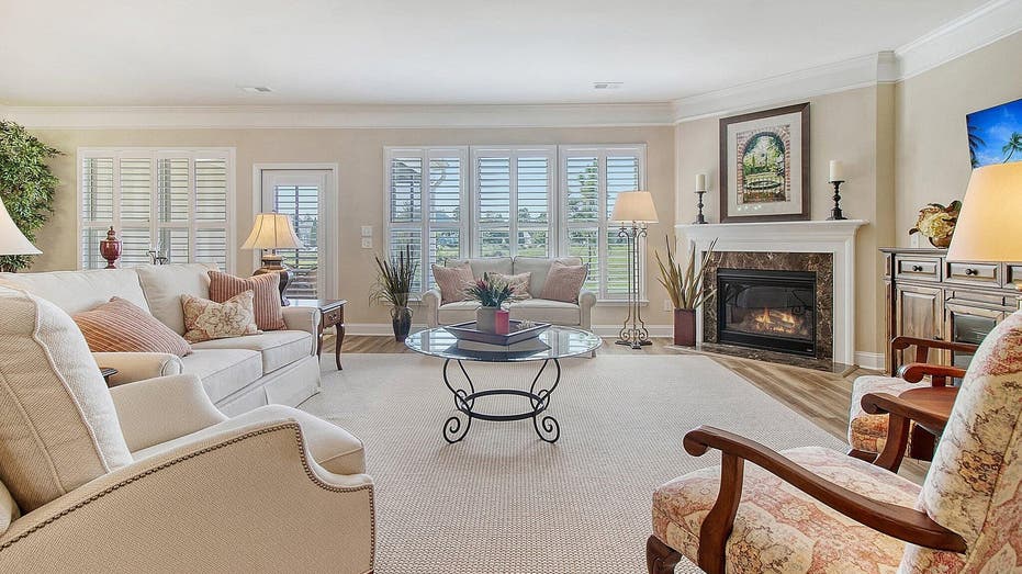 Living room in Summerville house