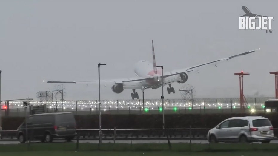 American Airlines Flight 134 hard landing Heathrow