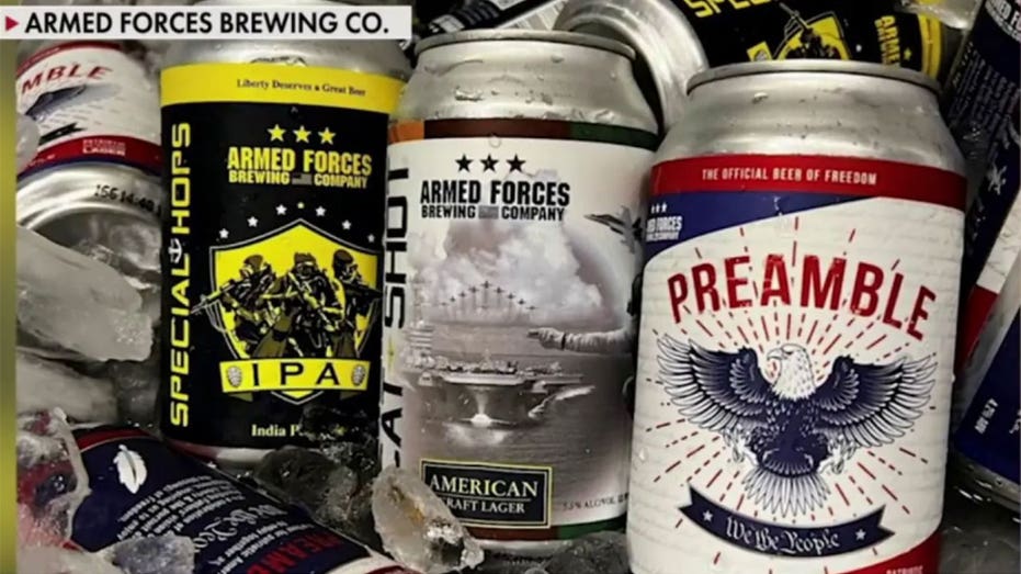 Armed Forces Brewing Company's various beers