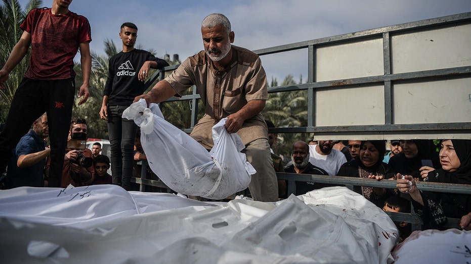 Gazans in body bags