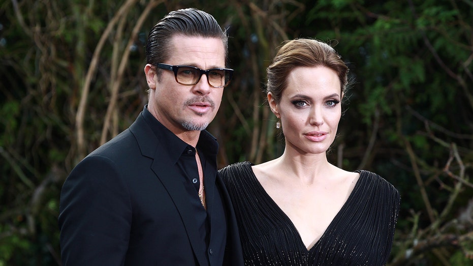 A photo of Brad Pitt, Angelina Jolie
