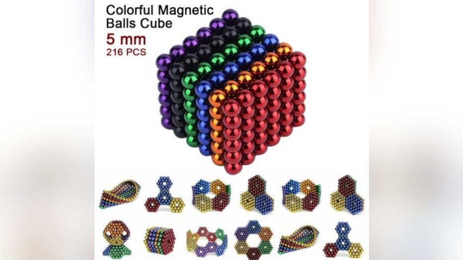 magnetic balls from recalled science kit
