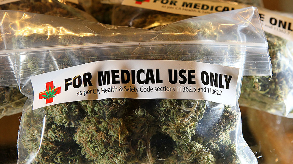 Medical marijuana in bag