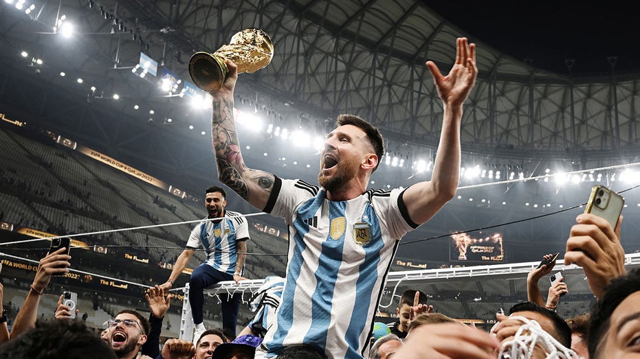 Messi after winning world cup