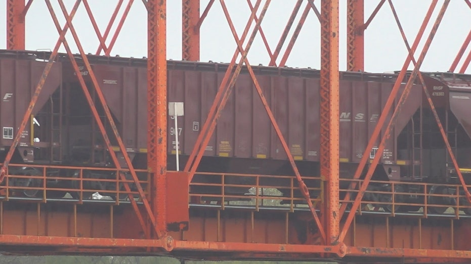 Train passes at U.S.-Mexico border