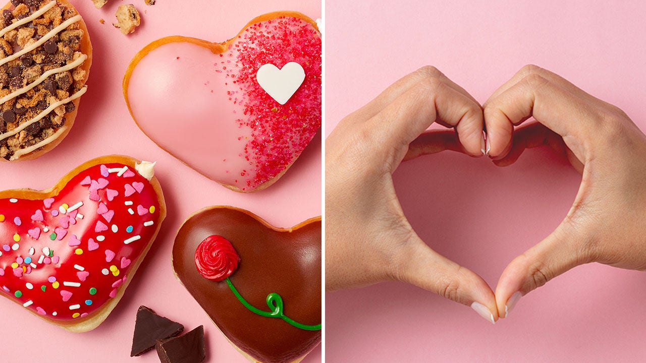 Krispy kreme outlet valentine donuts