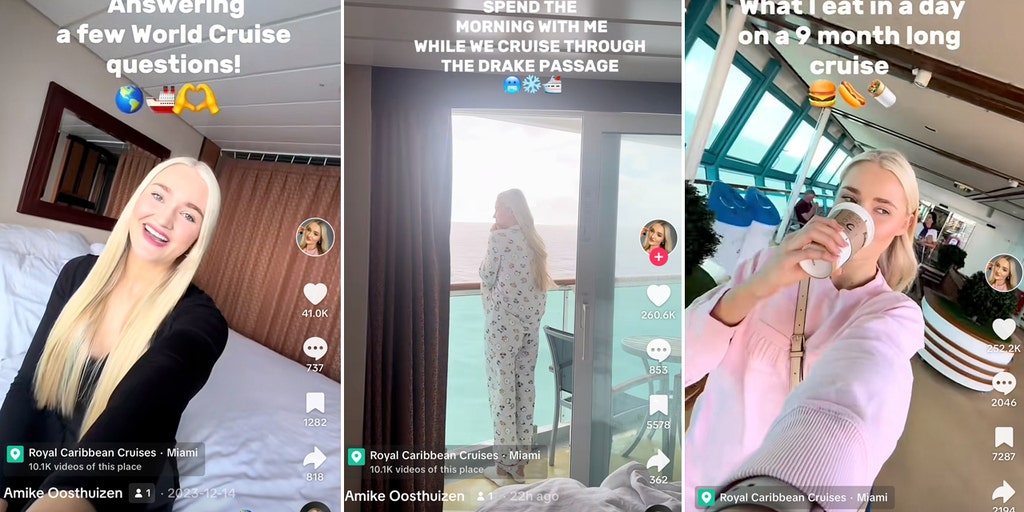 TikTok star gives a look inside life on Royal Caribbean's extravagant 9-month cruise: 'Crazy' - Vimarsana News