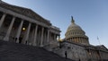 The US Capitol in Washington, DC, US, on Wednesday, Jan. 17, 2024. A temporary spending bill to prevent a partial US government shutdown on Saturday passed its first procedural test in the Senate on Tuesday, a sign that the legislation is on track to be approved in time to meet the deadline. 