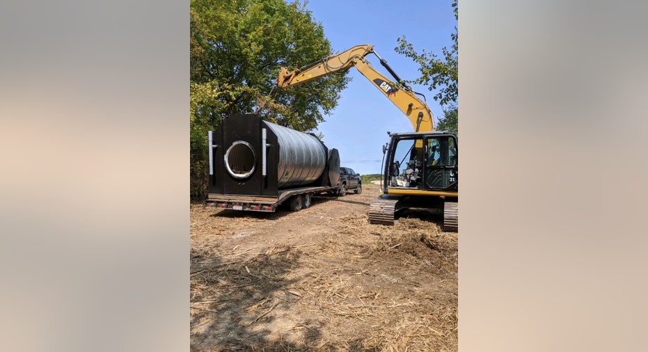 Underground bunker prepares for installation