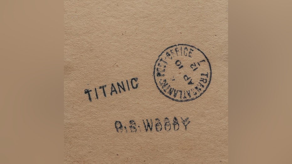 Titanic seal on document