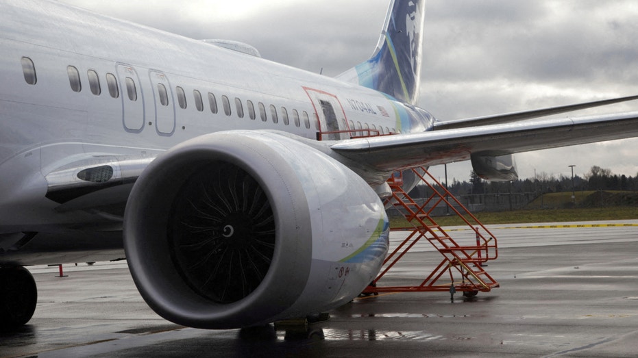 Alaska Airlines plane that lost a door plug mid-air
