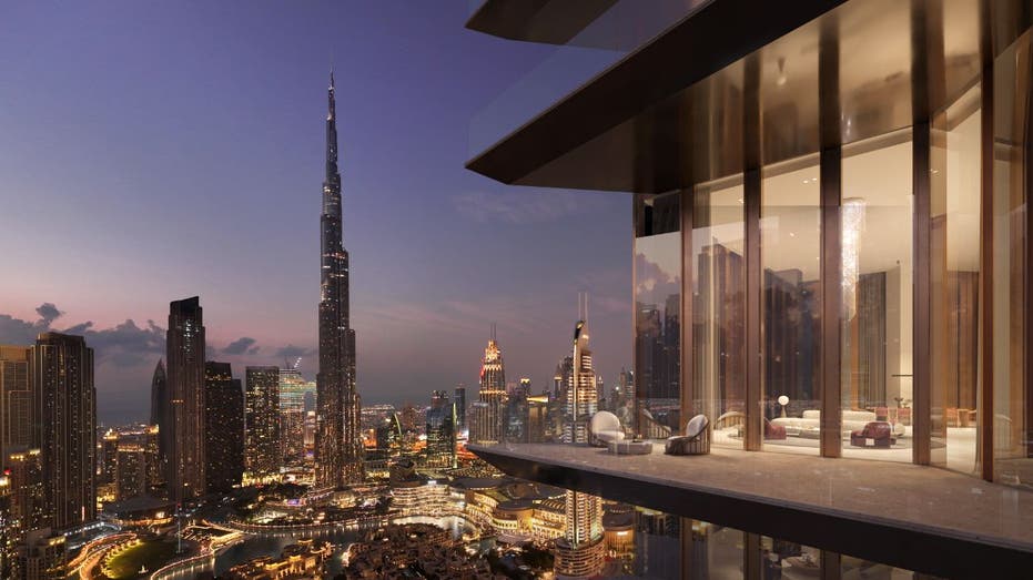 Penthouse view in Dubai