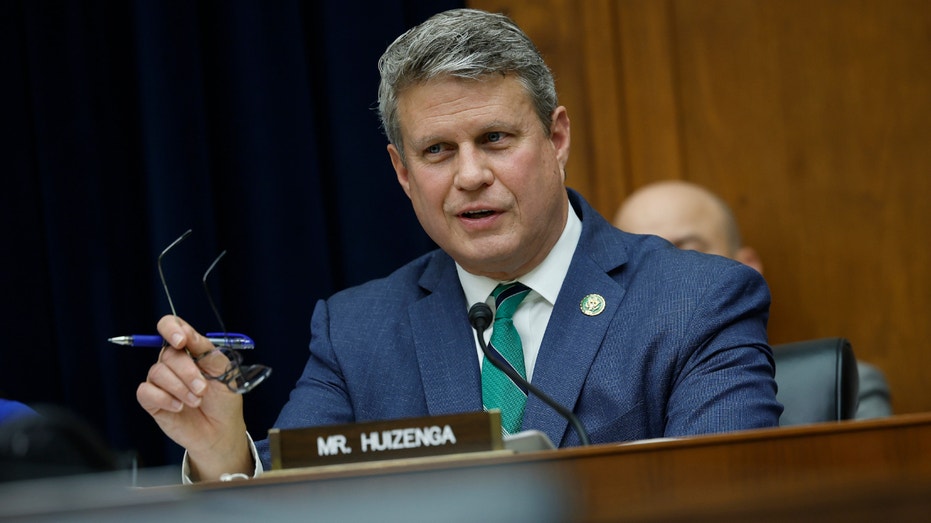 Rep. Bill Huizenga, Michigan Republican, in committee hearing