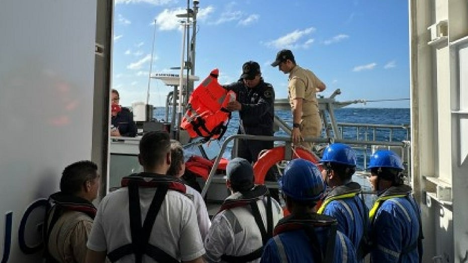 Rescue operation on Carnival Jubilee in Gulf of Mexico