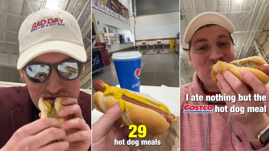 Costco dog outlet man