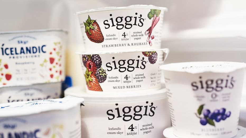 Siggi's containers in fridge