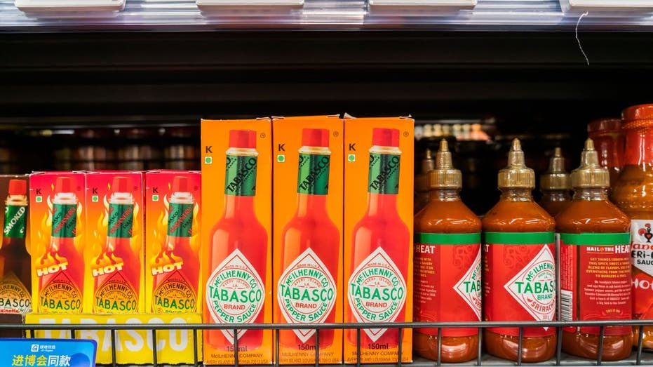 Various Tabasco products in store