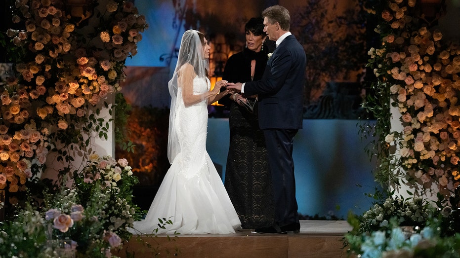 Theresa Nist and Gerry Turner at the alter