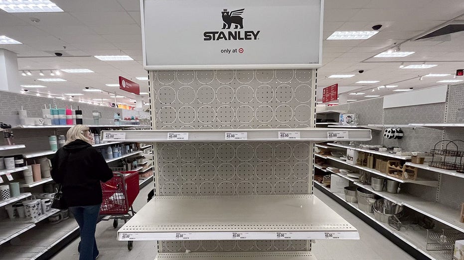 Empty shelves