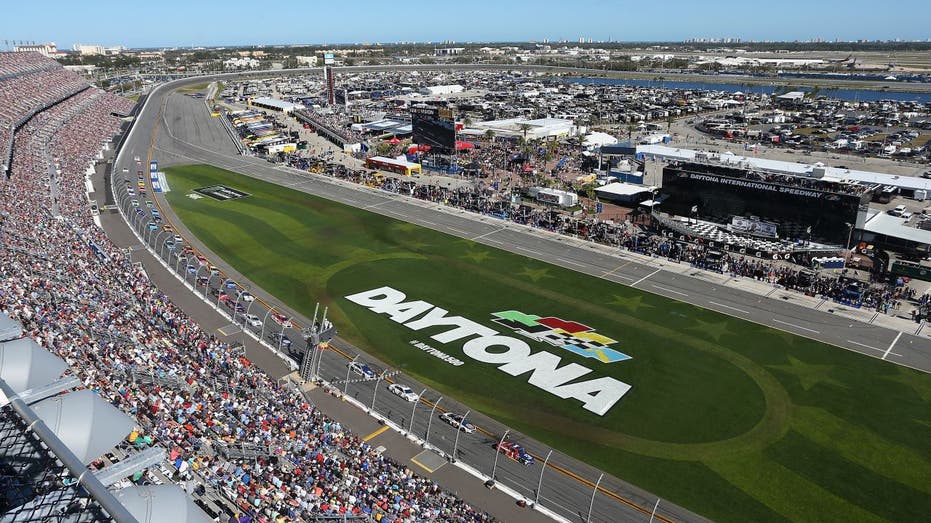 Aerial shot of Daytona International Speedway